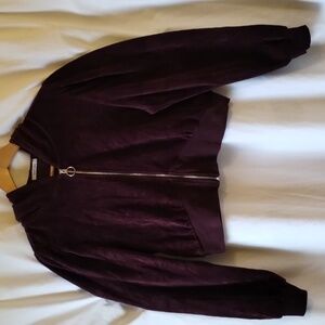 Reflex Women's Deep Purple Bomber Jacket